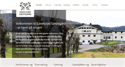 Desktop Screenshot of gavelstad.no