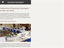 Tablet Screenshot of gavelstad.no